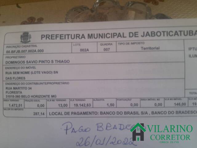 #4520 - Área para Venda em Jaboticatubas - MG - 3
