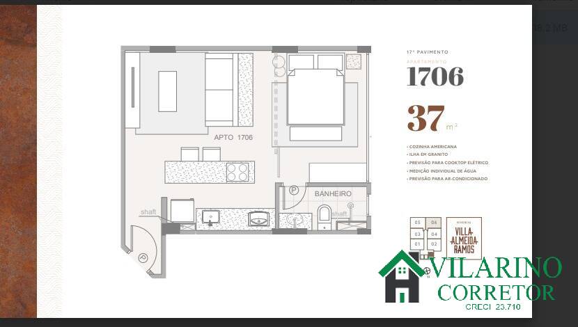 Apartamento, 1 quarto, 41 m² - Foto 17